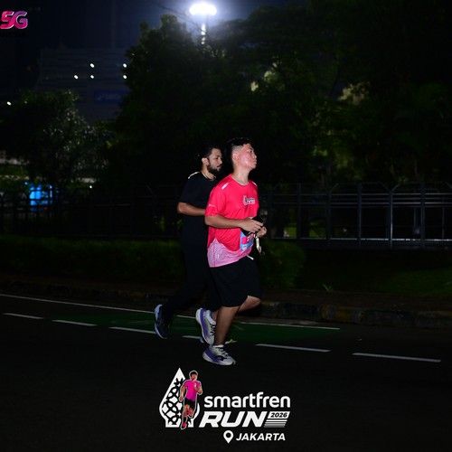 Race photo from SMARTFREN RUN 2026