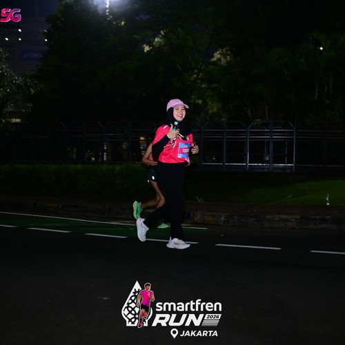 Race photo from SMARTFREN RUN 2026