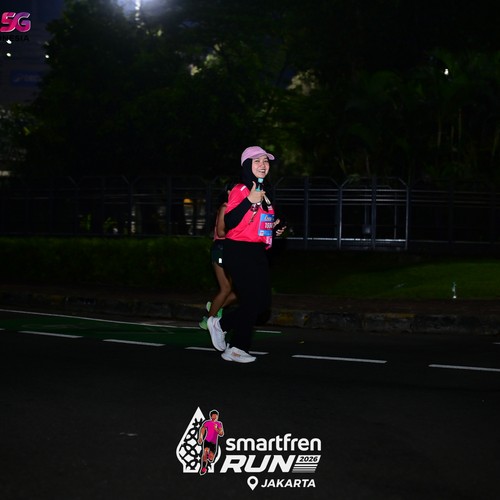 Race photo from SMARTFREN RUN 2026