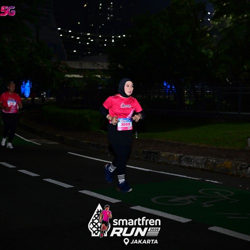 Race photo from SMARTFREN RUN 2026