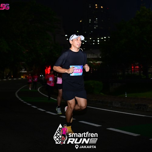 Race photo from SMARTFREN RUN 2026