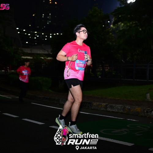 Race photo from SMARTFREN RUN 2026