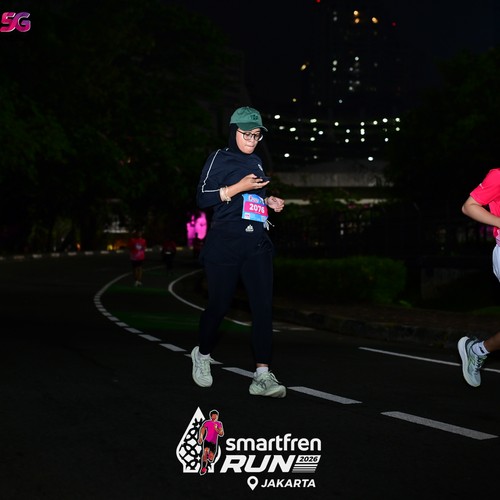 Race photo from SMARTFREN RUN 2026
