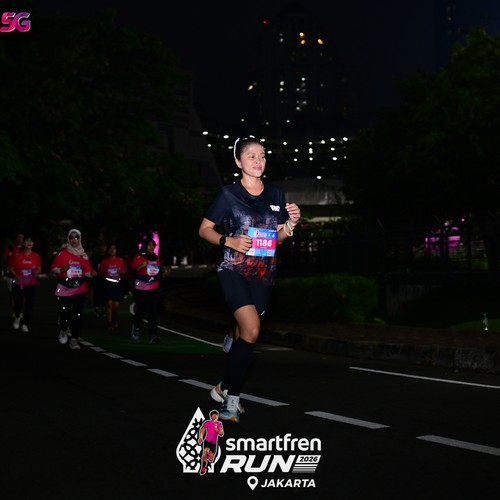 Race photo from SMARTFREN RUN 2026