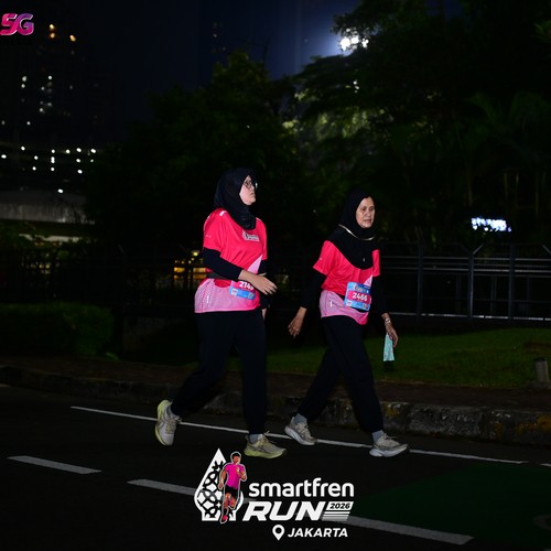 Race photo from SMARTFREN RUN 2026