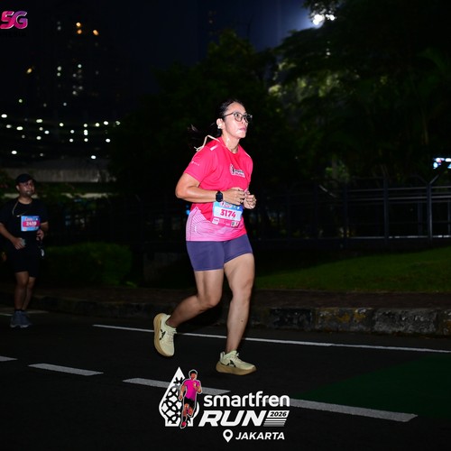 Race photo from SMARTFREN RUN 2026