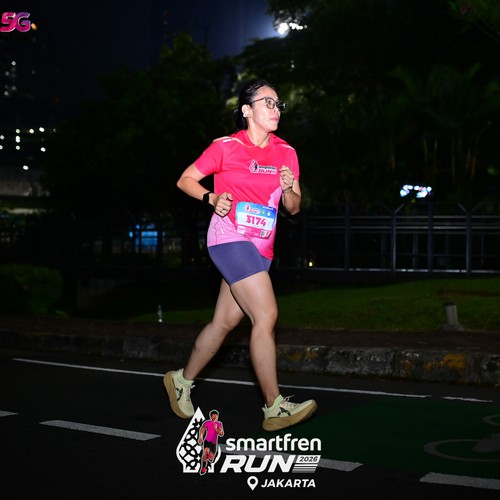 Race photo from SMARTFREN RUN 2026