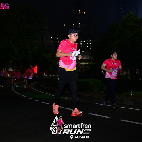 Race photo from SMARTFREN RUN 2026