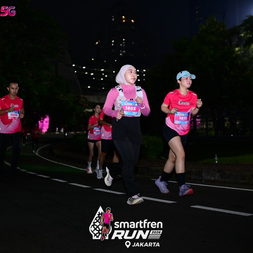 Race photo from SMARTFREN RUN 2026