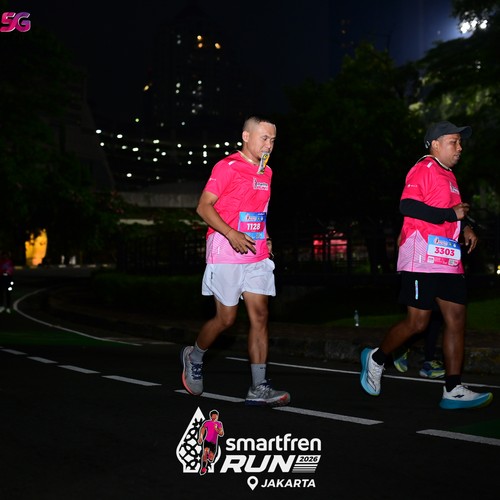 Race photo from SMARTFREN RUN 2026