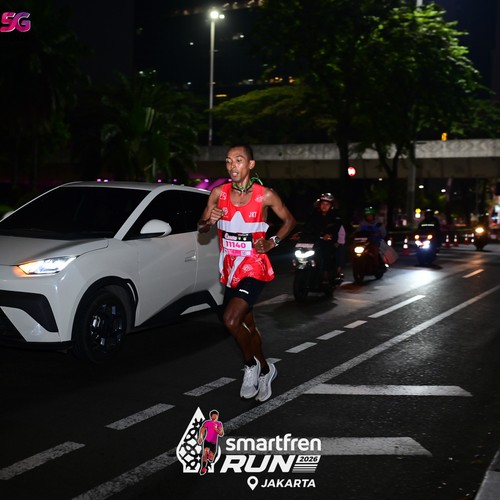 Race photo from SMARTFREN RUN 2026