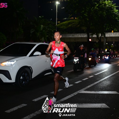 Race photo from SMARTFREN RUN 2026