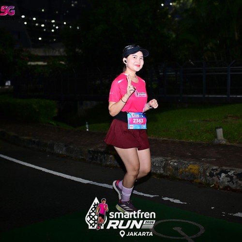 Race photo from SMARTFREN RUN 2026