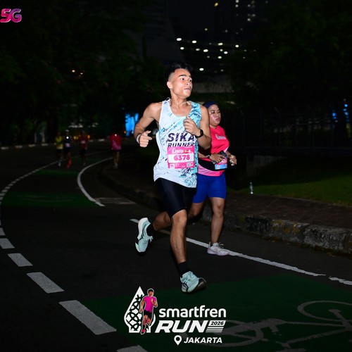 Race photo from SMARTFREN RUN 2026