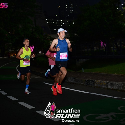 Race photo from SMARTFREN RUN 2026