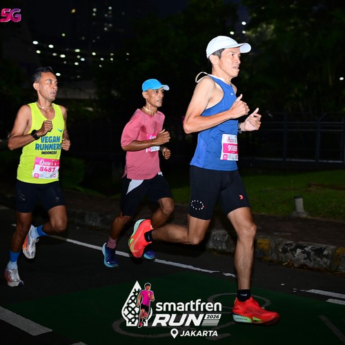 Race photo from SMARTFREN RUN 2026