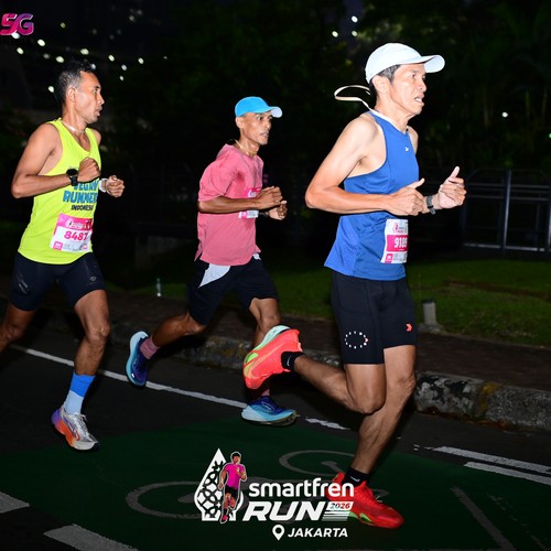 Race photo from SMARTFREN RUN 2026