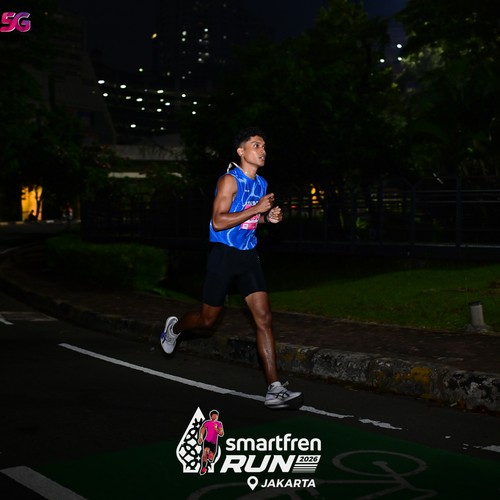 Race photo from SMARTFREN RUN 2026
