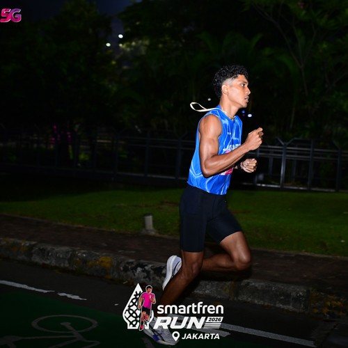 Race photo from SMARTFREN RUN 2026