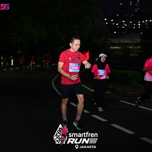 Race photo from SMARTFREN RUN 2026