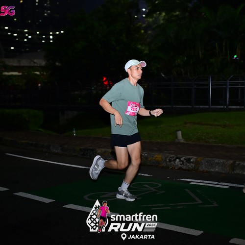 Race photo from SMARTFREN RUN 2026