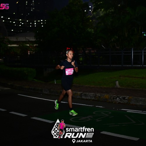 Race photo from SMARTFREN RUN 2026