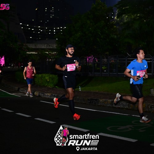 Race photo from SMARTFREN RUN 2026