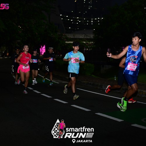 Race photo from SMARTFREN RUN 2026