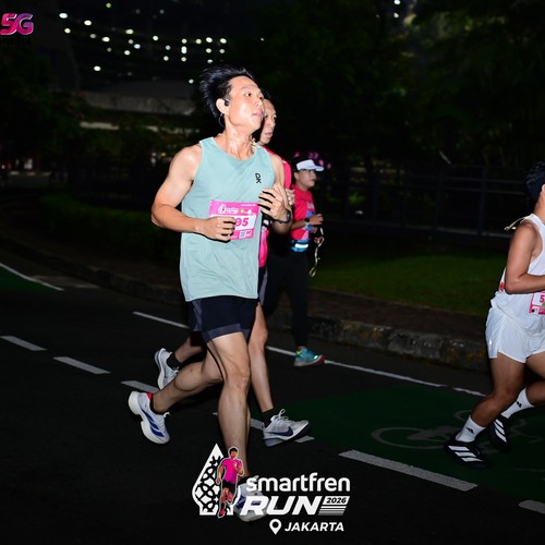 Race photo from SMARTFREN RUN 2026