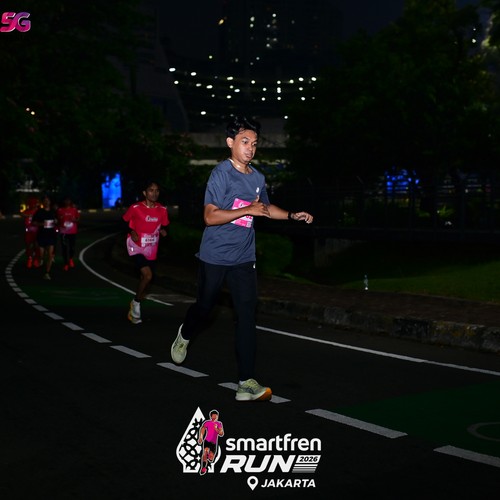 Race photo from SMARTFREN RUN 2026