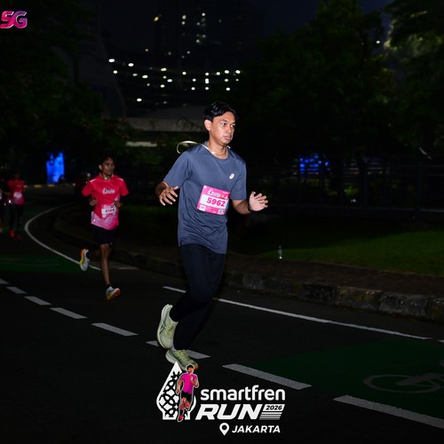 Race photo from SMARTFREN RUN 2026