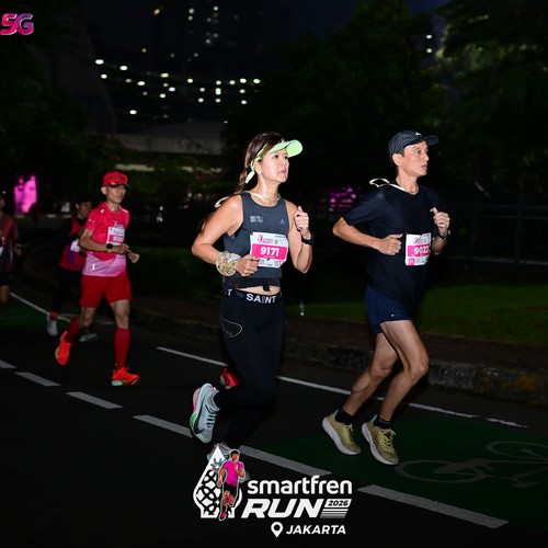 Race photo from SMARTFREN RUN 2026