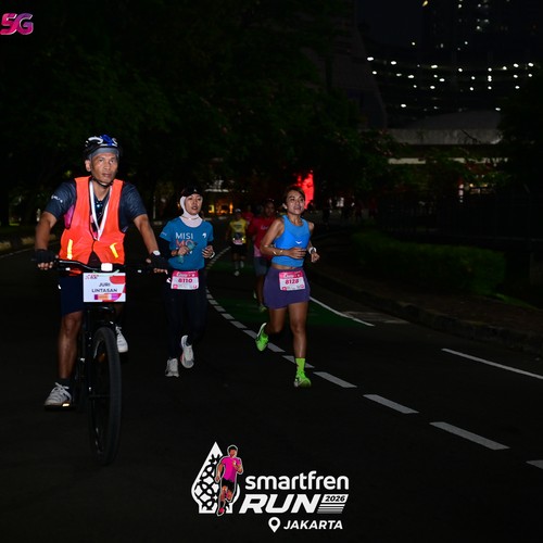 Race photo from SMARTFREN RUN 2026
