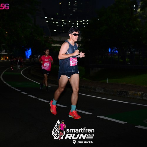 Race photo from SMARTFREN RUN 2026