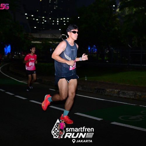 Race photo from SMARTFREN RUN 2026
