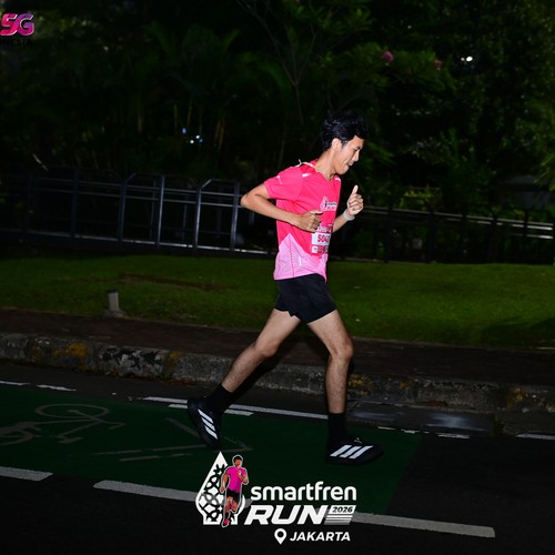 Race photo from SMARTFREN RUN 2026