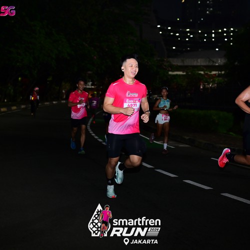 Race photo from SMARTFREN RUN 2026