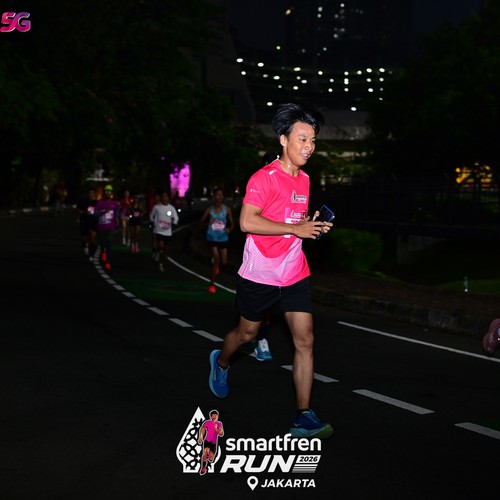Race photo from SMARTFREN RUN 2026