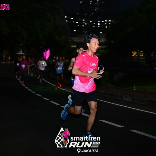 Race photo from SMARTFREN RUN 2026