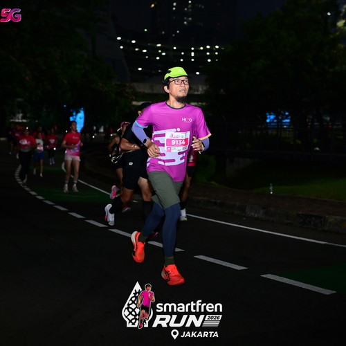 Race photo from SMARTFREN RUN 2026