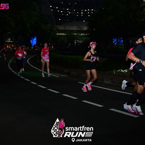 Race photo from SMARTFREN RUN 2026