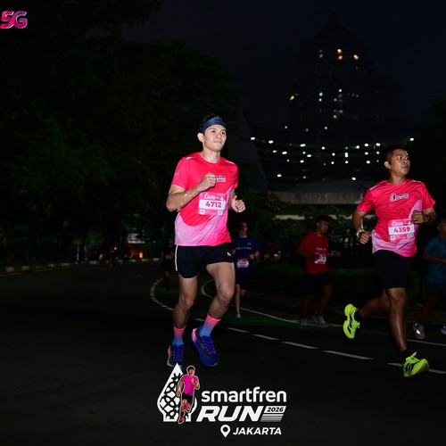 Race photo from SMARTFREN RUN 2026