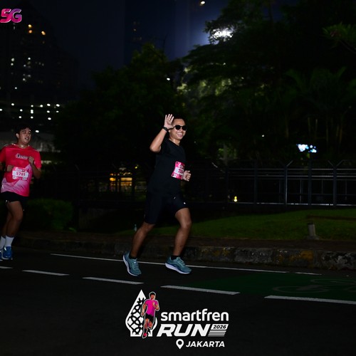 Race photo from SMARTFREN RUN 2026