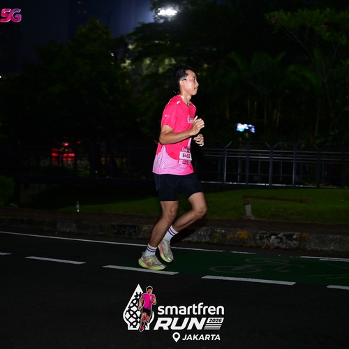 Race photo from SMARTFREN RUN 2026