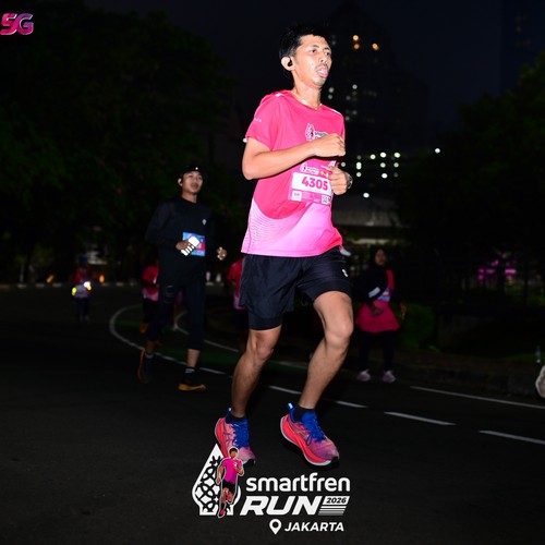 Race photo from SMARTFREN RUN 2026
