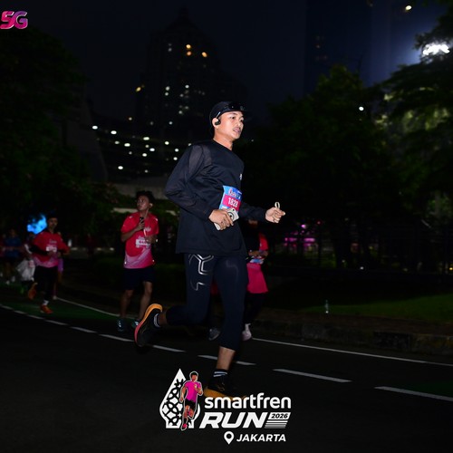 Race photo from SMARTFREN RUN 2026