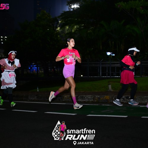 Race photo from SMARTFREN RUN 2026