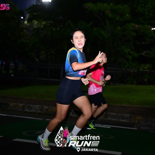 Race photo from SMARTFREN RUN 2026