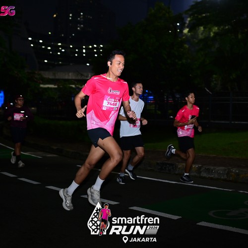 Race photo from SMARTFREN RUN 2026