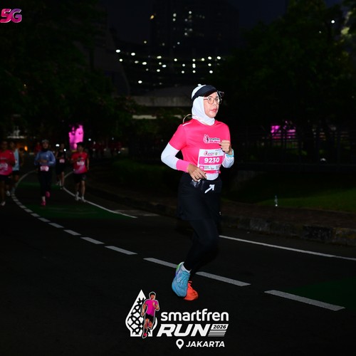 Race photo from SMARTFREN RUN 2026